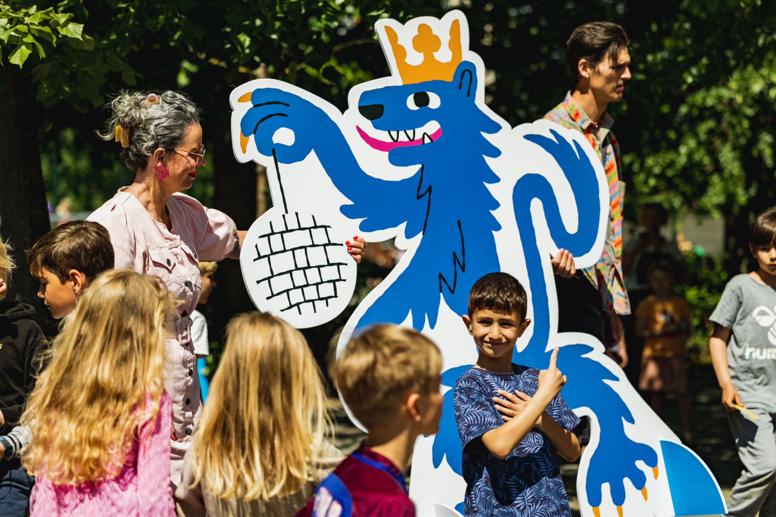 1200 skoleelever fejrer demokratiet  