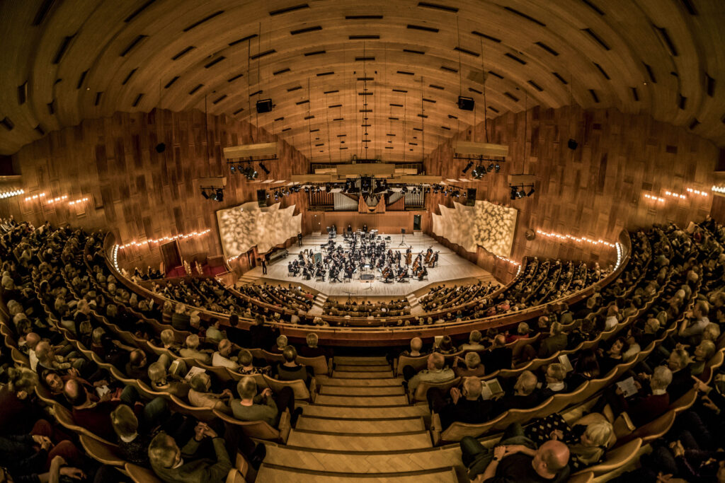 orkester i Konservatoriets Konsertsal